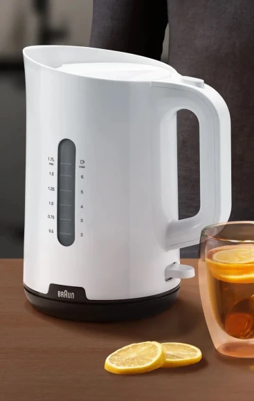 Чайник электрический Braun WK1100WH 1.7л. 2200Вт белый корпус: пластик