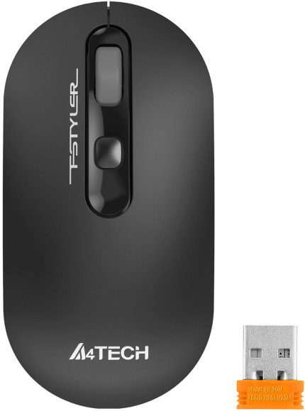 Мышь A4Tech Fstyler FG20S серый оптическая 2000dpi silent беспров. USB для ноутбука 3but (FG20S USB GREY)