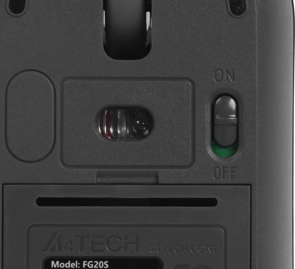 Мышь A4Tech Fstyler FG20S серый оптическая 2000dpi silent беспров. USB для ноутбука 3but (FG20S USB GREY)