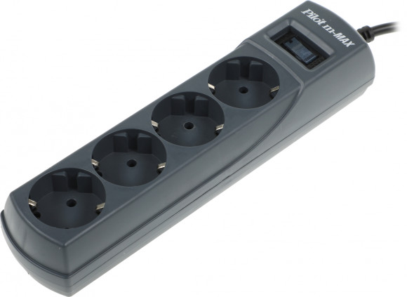 Сетевой фильтр Pilot m-MAX 1.8м (4 розетки) серый (коробка) Сетевой фильтр Pilot m-MAX 1.8м (4 розетки) серый (коробка)