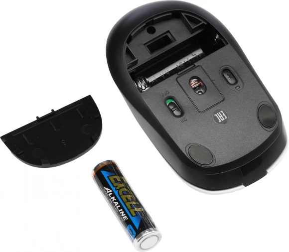 Мышь A4Tech Fstyler FB12 белый/черный оптическая 1200dpi беспров. BT/Radio USB 3but (FB12 PANDA)