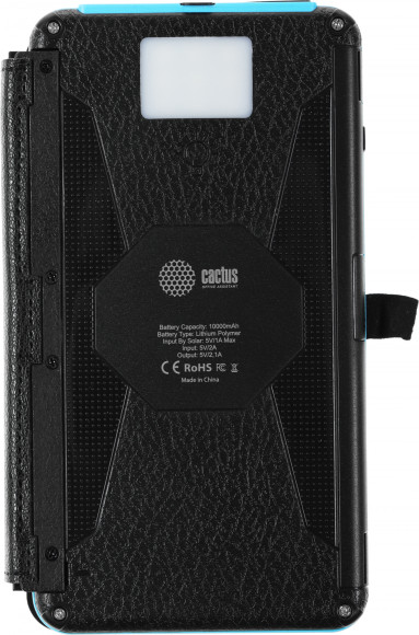 Мобильный аккумулятор Cactus CS-PBFSPT-10000 10000mAh 2.1A 2xUSB-A черный Мобильный аккумулятор Cactus CS-PBFSPT-10000 10000mAh 2.1A 2xUSB-A черный