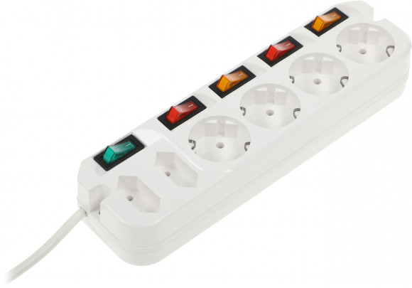 Сетевой удлинитель Most A10 5м (6 розеток) белый (коробка) Сетевой удлинитель Most A10 5м (6 розеток) белый (коробка)