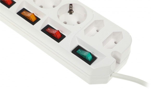 Сетевой удлинитель Most A10 5м (6 розеток) белый (коробка) Сетевой удлинитель Most A10 5м (6 розеток) белый (коробка)