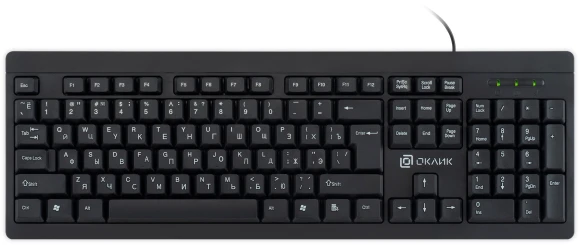 Клавиатура Оклик 95M черный USB (1788106)