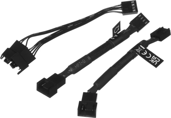 Вентилятор для корпуса Thermaltake Toughfan 14 Pro 140х140x25 черный 4-pin 31.6дБ (упак.:2шт) (CL-F160-PL14BL-A) Ret