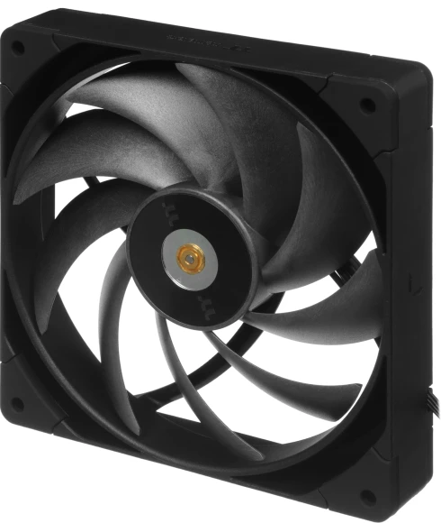 Вентилятор для корпуса Thermaltake Toughfan 14 Pro 140х140x25 черный 4-pin 31.6дБ (упак.:2шт) (CL-F160-PL14BL-A) Ret
