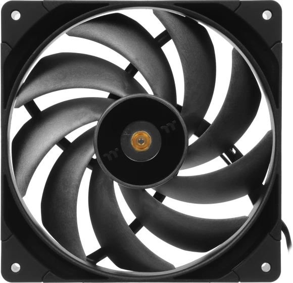 Вентилятор для корпуса Thermaltake Toughfan 14 Pro 140х140x25 черный 4-pin 31.6дБ (упак.:2шт) (CL-F160-PL14BL-A) Ret