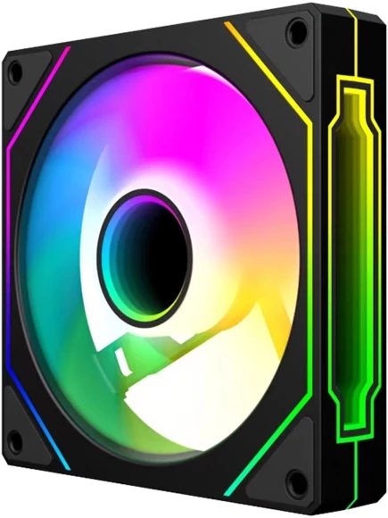 Вентилятор для корпуса Bloody CF-12 LCD ARGB 120х120x25 черный 4-pin 32дБ (упак.:1шт) (CF-12-ARGB120-BK) Ret Вентилятор для корпуса Bloody CF-12 LCD ARGB 120х120x25 черный 4-pin 32дБ (упак.:1шт) (CF-12-ARGB120-BK) Ret