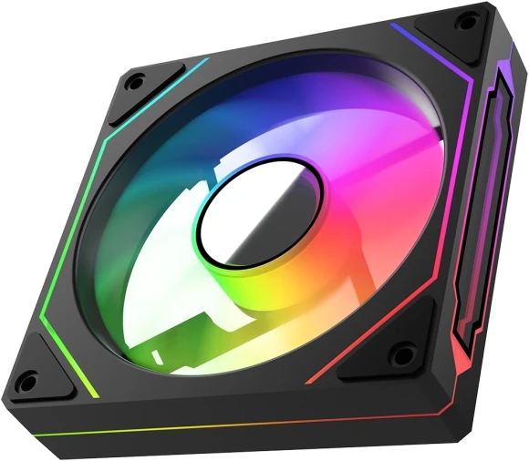 Вентилятор для корпуса Bloody CF-12 LCD ARGB 120х120x25 черный 4-pin 32дБ (упак.:1шт) (CF-12-ARGB120-BK) Ret Вентилятор для корпуса Bloody CF-12 LCD ARGB 120х120x25 черный 4-pin 32дБ (упак.:1шт) (CF-12-ARGB120-BK) Ret