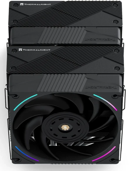 Устройство охлаждения(кулер) Thermalright Phantom Spirit 120 EVO ARGB Soc-AM5/AM4/1200/1700/1851 черный 4-pin 27dB Al+Cu 1030gr Ret (PS120-EVO)