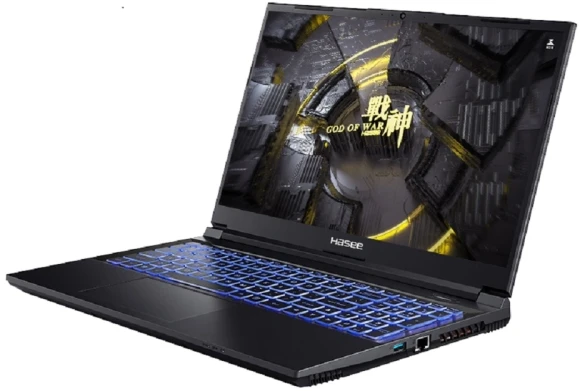Ноутбук Hasee Z7 Z7D6 FHD Core i7 12650H 16Gb SSD512Gb NVIDIA GeForce RTX4050 6Gb 15.6" IPS FHD (1920x1080) без ОС black WiFi BT Cam 3410mAh