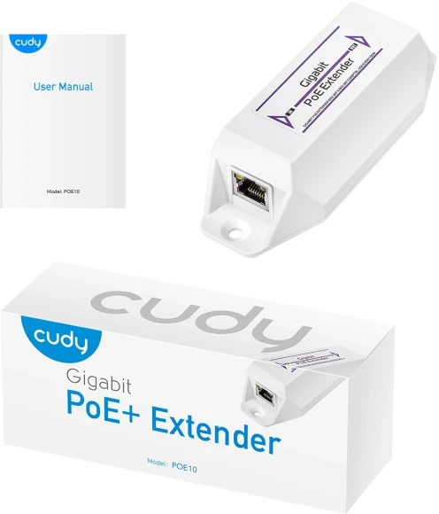 Удлинитель PoE Cudy POE10 10/100/1000BASE-T Удлинитель PoE Cudy POE10 10/100/1000BASE-T