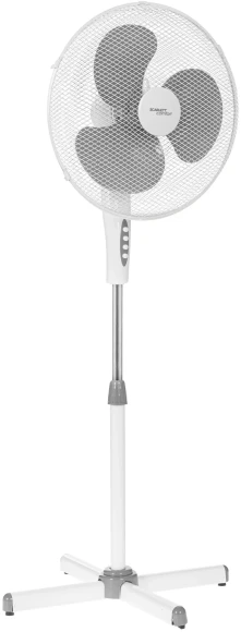 Вентилятор напольный Scarlett SC-SF111B01 45Вт скоростей:3 белый/серый