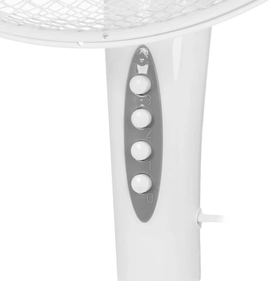 Вентилятор напольный Scarlett SC-SF111B01 45Вт скоростей:3 белый/серый