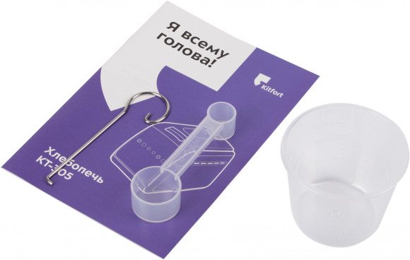 Хлебопечь Kitfort КТ-305 850Вт черный/серебристый Хлебопечь Kitfort КТ-305 850Вт черный/серебристый