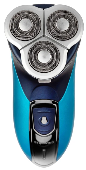 Бритва роторная Starwind SSH 1525 реж.эл.:3 питан.:аккум. голубой/черный Бритва роторная Starwind SSH 1525 реж.эл.:3 питан.:аккум. голубой/черный