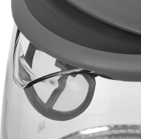 Чайник электрический Starwind SKG2315 1.7л. 2200Вт серый/серебристый корпус: стекло/металл/пластик