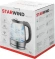 Чайник электрический Starwind SKG2315 1.7л. 2200Вт серый/серебристый корпус: стекло/металл/пластик