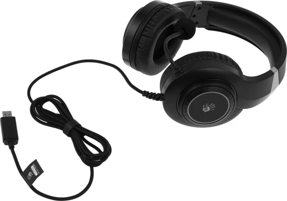 Наушники с микрофоном A4Tech Bloody G220S черный 2м мониторные USB оголовье (G220S USB/ BLACK) Наушники с микрофоном A4Tech Bloody G220S черный 2м мониторные USB оголовье (G220S USB/ BLACK)