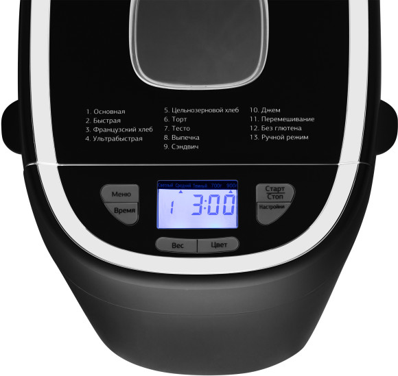 Хлебопечь Starwind SBMP0921 550Вт черный Хлебопечь Starwind SBMP0921 550Вт черный