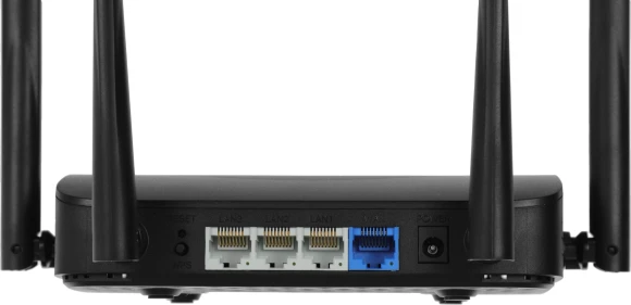 Роутер беспроводной Mercusys MR25BE BE3600 10/100/1000BASE-TX черный