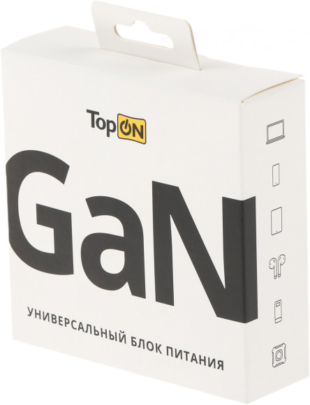 Блок питания TopON TOP-GaN-65W автоматический 65W 5V-20V 3.25A от бытовой электросети LED индикатор Блок питания TopON TOP-GaN-65W автоматический 65W 5V-20V 3.25A от бытовой электросети LED индикатор