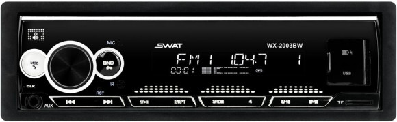 Автомагнитола Swat WX-2003BW 1DIN 4x50Вт (SWAT WX-2003BW) Автомагнитола Swat WX-2003BW 1DIN 4x50Вт (SWAT WX-2003BW)