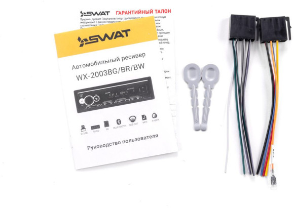 Автомагнитола Swat WX-2003BW 1DIN 4x50Вт (SWAT WX-2003BW) Автомагнитола Swat WX-2003BW 1DIN 4x50Вт (SWAT WX-2003BW)