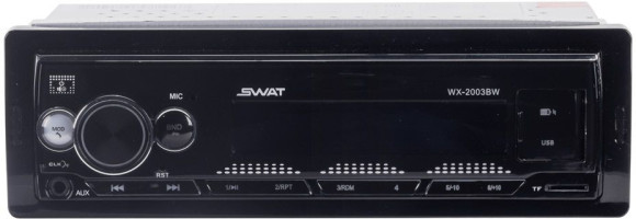 Автомагнитола Swat WX-2003BW 1DIN 4x50Вт (SWAT WX-2003BW) Автомагнитола Swat WX-2003BW 1DIN 4x50Вт (SWAT WX-2003BW)