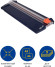 Резак дисковый Kw-Trio 13930 D/BLU A5/9лист./230мм/ручн.прижим Резак дисковый Kw-Trio 13930 D/BLU A5/9лист./230мм/ручн.прижим