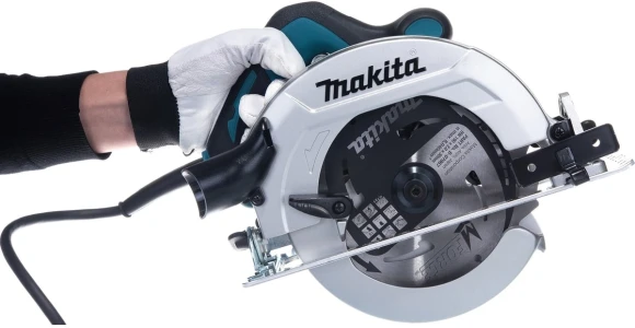 Циркулярная пила (дисковая) Makita HS7611K 1600Вт (ручная) D диска.:190мм