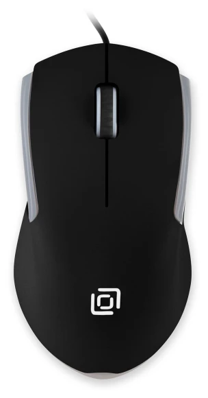 Мышь Оклик 245M черный оптическая 1000dpi USB 3but (471479)