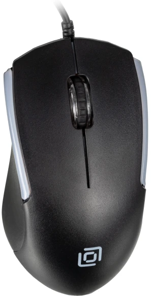 Мышь Оклик 245M черный оптическая 1000dpi USB 3but (471479)