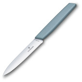 Нож кухонный Victorinox Swiss Modern (6.9006.10W21) стальной универсальный лезв.100мм серрейт. заточка голубой Нож кухонный Victorinox Swiss Modern (6.9006.10W21) стальной универсальный лезв.100мм серрейт. заточка голубой