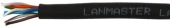 Кабель информационный Lanmaster LAN-5EUTP-HFLT-BK кат.5E UTP 4 пары 24AWG LSZH внутренний 305м черный Кабель информационный Lanmaster LAN-5EUTP-HFLT-BK кат.5E UTP 4 пары 24AWG LSZH внутренний 305м черный