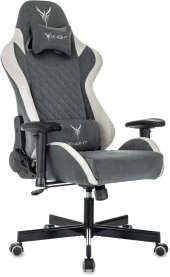 Кресло игровое Knight Wolf RGB черный с подголов. крестов. пластик пластик черный Кресло игровое Knight Wolf RGB черный с подголов. крестов. пластик пластик черный