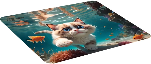 Коврик для мыши Cactus Fish Cat рисунок 300x250x3мм (CS-MP-D15M) Коврик для мыши Cactus Fish Cat рисунок 300x250x3мм (CS-MP-D15M)