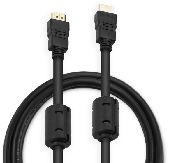 Кабель аудио-видео Buro HDMI 1.4 HDMI (m)/HDMI (m) 3м. феррит.кольца черный (HDMI-19M/19M-3M-MG) Кабель аудио-видео Buro HDMI 1.4 HDMI (m)/HDMI (m) 3м. феррит.кольца черный (HDMI-19M/19M-3M-MG)