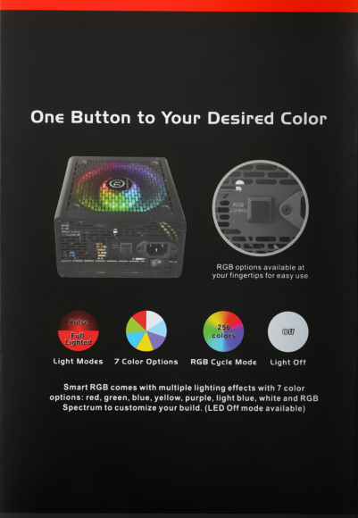 Блок питания Thermaltake ATX 750W Smart BX1 RGB 80+ bronze (20+4pin) APFC 120mm fan color LED 8xSATA RTL Блок питания Thermaltake ATX 750W Smart BX1 RGB 80+ bronze (20+4pin) APFC 120mm fan color LED 8xSATA RTL