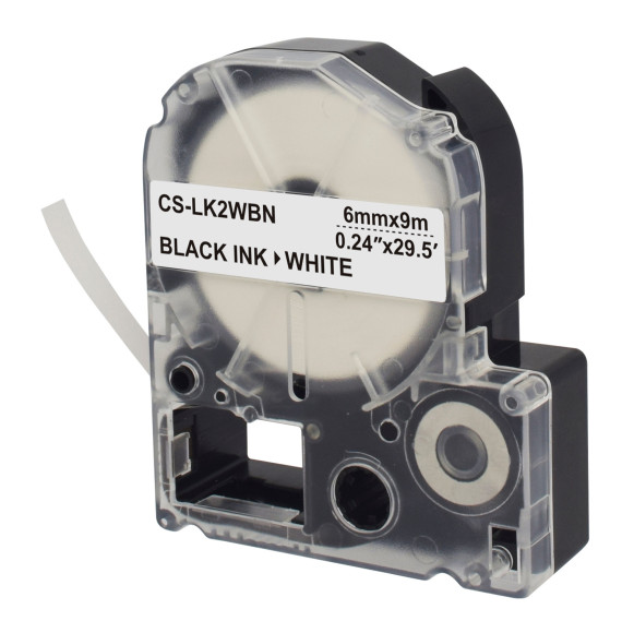 Картридж ленточный Cactus CS-LK2WBN LK-2WBN черный на белом 6x9 для Epson LW300/LW400/LW700/LW600P/LW1000P/K400/Z700/Z900 Картридж ленточный Cactus CS-LK2WBN LK-2WBN черный на белом 6x9 для Epson LW300/LW400/LW700/LW600P/LW1000P/K400/Z700/Z900