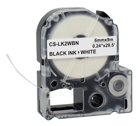 Картридж ленточный Cactus CS-LK2WBN LK-2WBN черный на белом 6x9 для Epson LW300/LW400/LW700/LW600P/LW1000P/K400/Z700/Z900 Картридж ленточный Cactus CS-LK2WBN LK-2WBN черный на белом 6x9 для Epson LW300/LW400/LW700/LW600P/LW1000P/K400/Z700/Z900