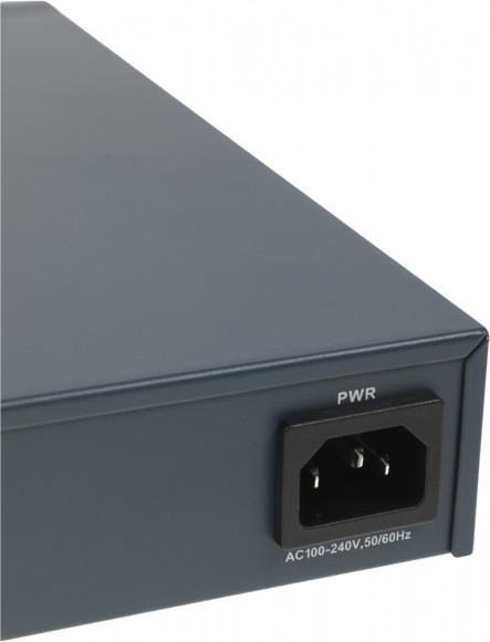 Коммутатор Hikvision DS-3E0526P-E 25x1Гбит/с 1SFP 24PoE+ 270W неуправляемый