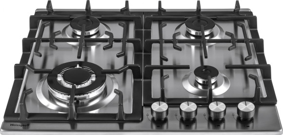 Газовая варочная поверхность Weissgauff HGG 641 XB нержавеющая сталь