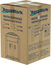 Кулер Aqua Work 0.7-TKR настольный серебристый