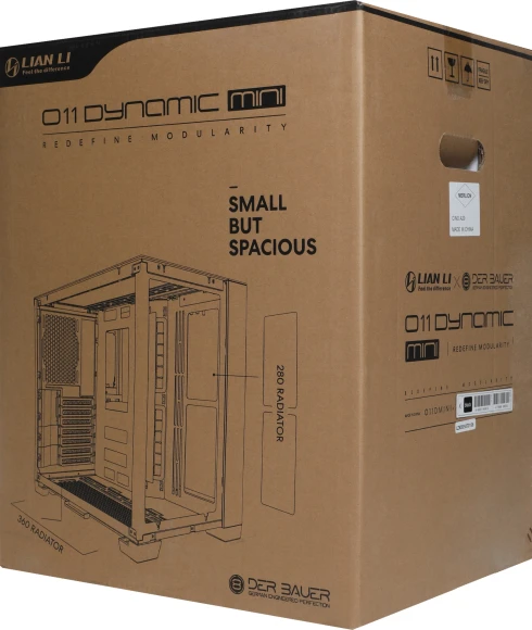 Корпус Lian-Li O11 Dynamic MINI черный без БП ATX 9x120mm 6x140mm 2xUSB3.0 audio bott PSU Корпус Lian-Li O11 Dynamic MINI черный без БП ATX 9x120mm 6x140mm 2xUSB3.0 audio bott PSU