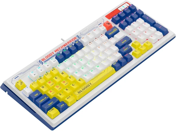 Клавиатура A4Tech Bloody B950 механическая синий USB for gamer LED (B950) кабель 1.8м Клавиатура A4Tech Bloody B950 механическая синий USB for gamer LED (B950) кабель 1.8м