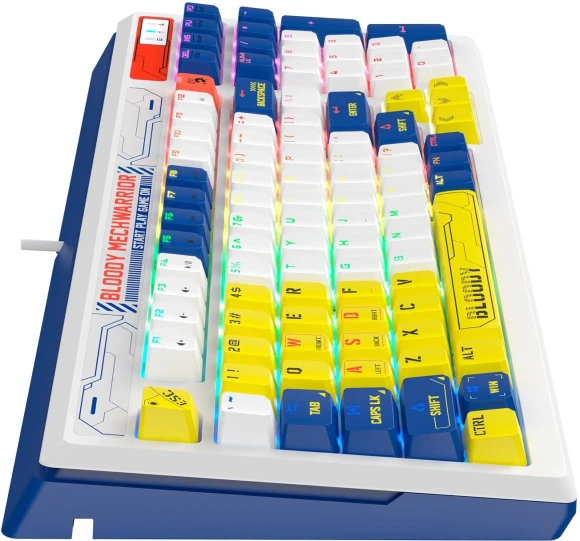 Клавиатура A4Tech Bloody B950 механическая синий USB for gamer LED (B950) кабель 1.8м Клавиатура A4Tech Bloody B950 механическая синий USB for gamer LED (B950) кабель 1.8м