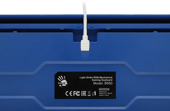 Клавиатура A4Tech Bloody B950 механическая синий USB for gamer LED (B950) кабель 1.8м Клавиатура A4Tech Bloody B950 механическая синий USB for gamer LED (B950) кабель 1.8м