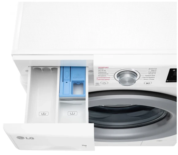 Стиральная машина LG F2V3HS4W класс: A загр.фронтальная макс.:7кг белый инвертор